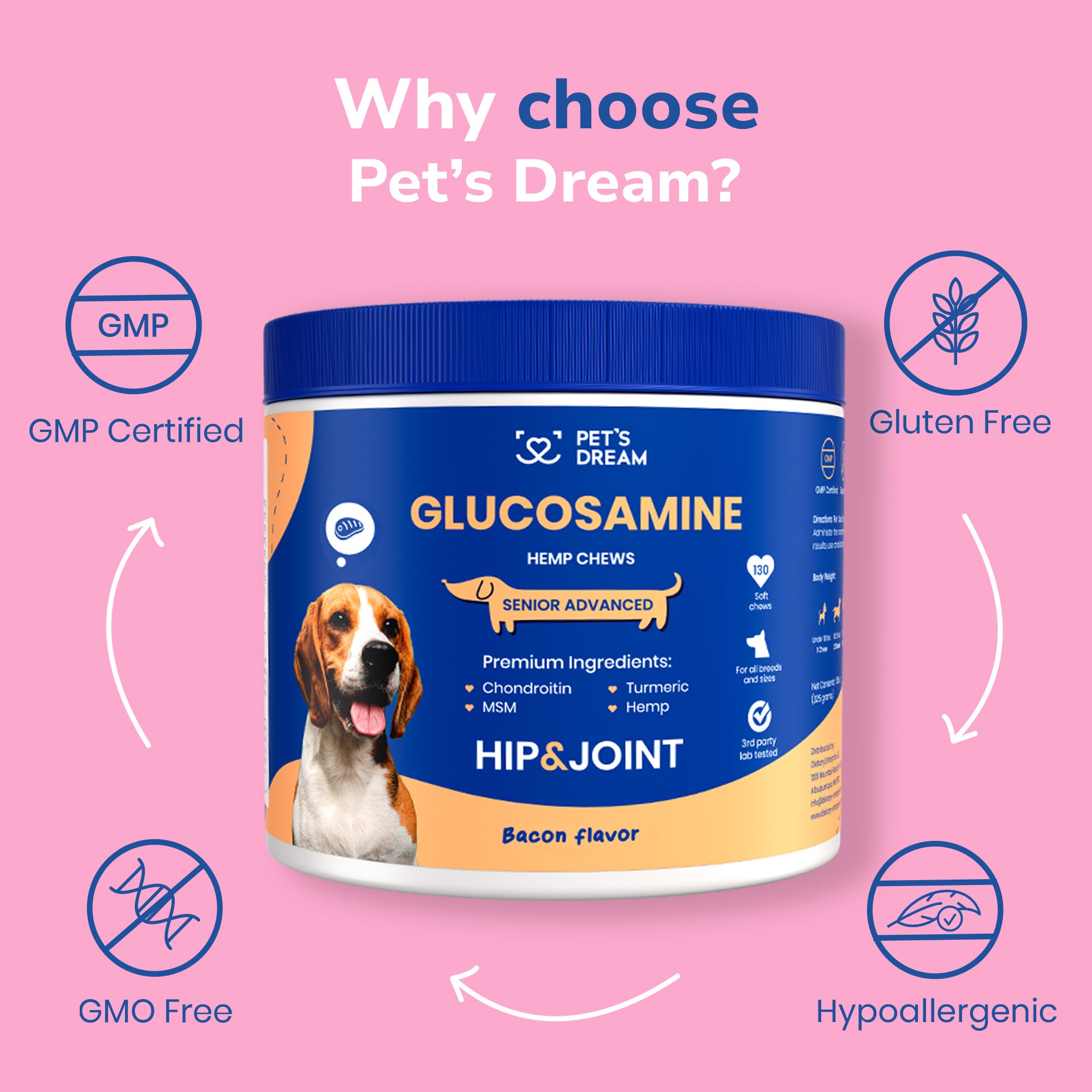 Hip and Joint Glucosamine for Dogs